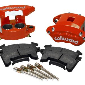 Wilwood D154 Front Caliper Kit - Red 1.62 / 1.62in Piston 1.04in Rotor