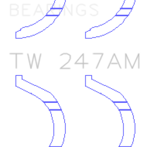King Engine Bearings Mitsubishi 6G71/6G72/6G72T/6G73 V6/Hyundai G6AV V6 Thrust Washer Set