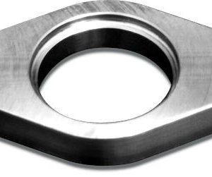 BLOX Racing 38mm Wastegate flange (TiAL/Deltagate) - Through hole (1018 Mild Steel)