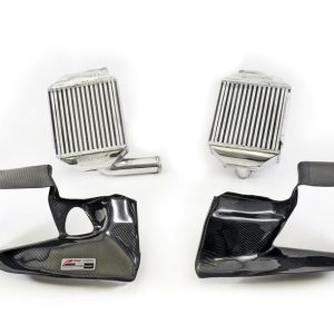 AWE Tuning Audi 2.7T Performance Intercooler Kit - w/Carbon Fiber Shrouds