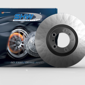 SHW 11-15 Volkswagen Touareg Hybrid 3.0L w/360mm Rotors Left Front Smooth MB Brake Rotor(7P6615301B)