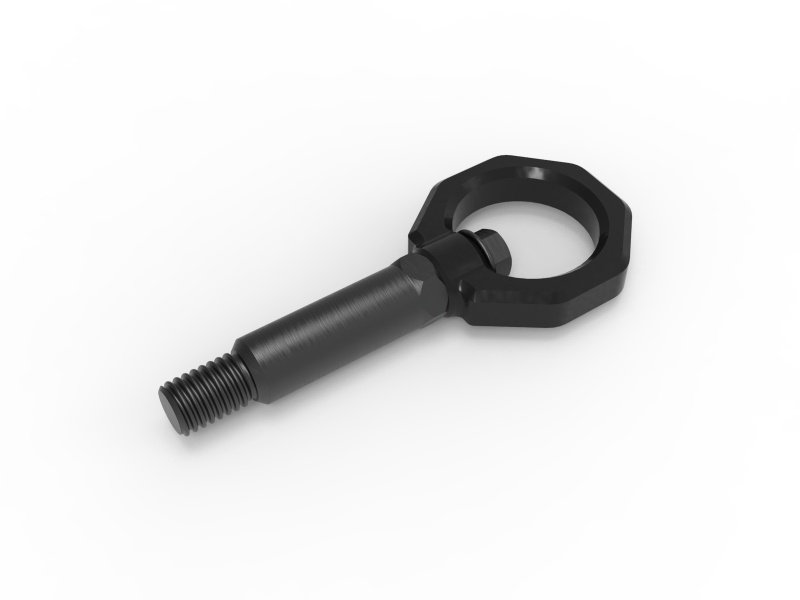 aFe Control Front Tow Hook Black 20-21 Toyota GR Supra (A90) - Image 3