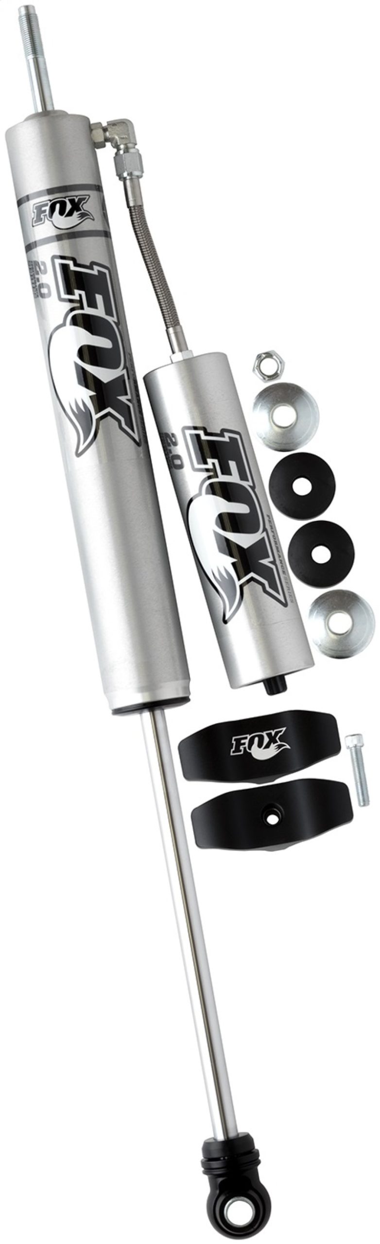 Fox 05+ Ford SD 2.0 Performance Series 11.1in. Smooth Body Remote Res. Front Shock / 5.5-7in. Lift - Image 4
