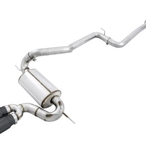 AWE Tuning Ford Focus ST Touring Edition Cat-back Exhaust - Resonated - Diamond Black Tips