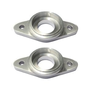 Torque Solution Billet Stock to Tial Blowoff Valve Adapter: Nissan GTR R35 ALL (2 Adapters)