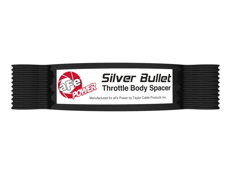 aFe 2020 Vette C8 Silver Bullet Aluminum Throttle Body Spacer / Works With Factory Intake Only - Blk - Image 8