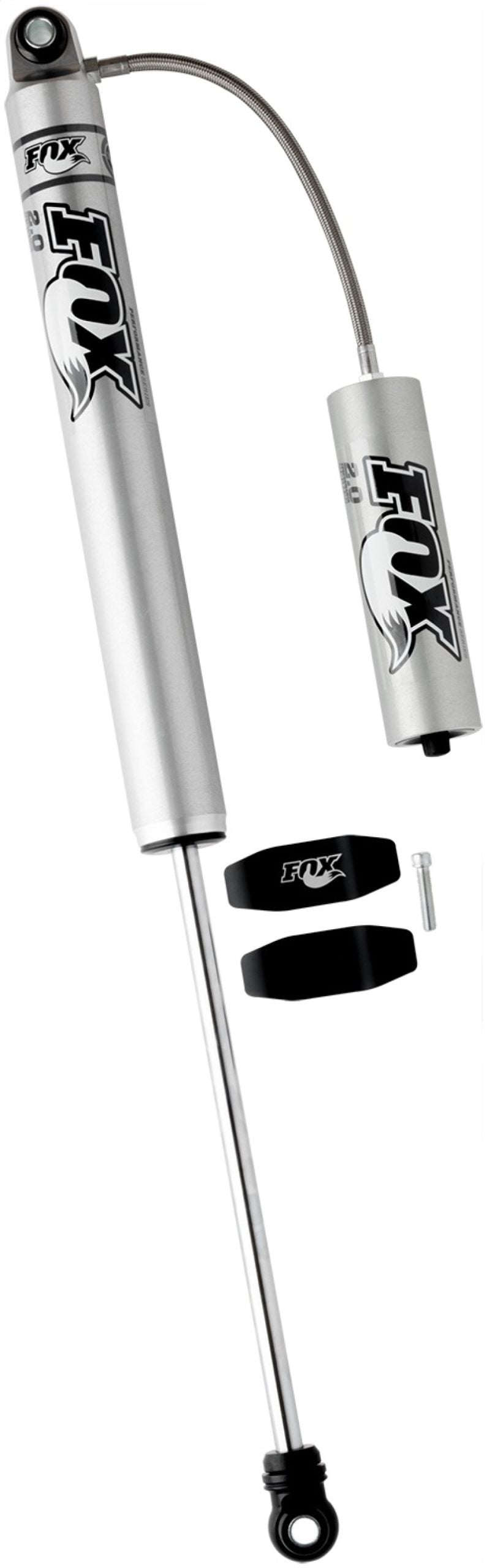 Fox 99+ Chevy HD 2.0 Performance Series 14.1in. Smooth Body Remote Res. Rear Shock / 7-10in. Lift - Image 8