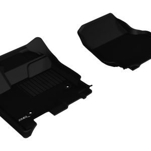 3D MAXpider 2015-2020 Ford F-150 SuperCab/SuperCrew Kagu 1st Row Floormat - Black