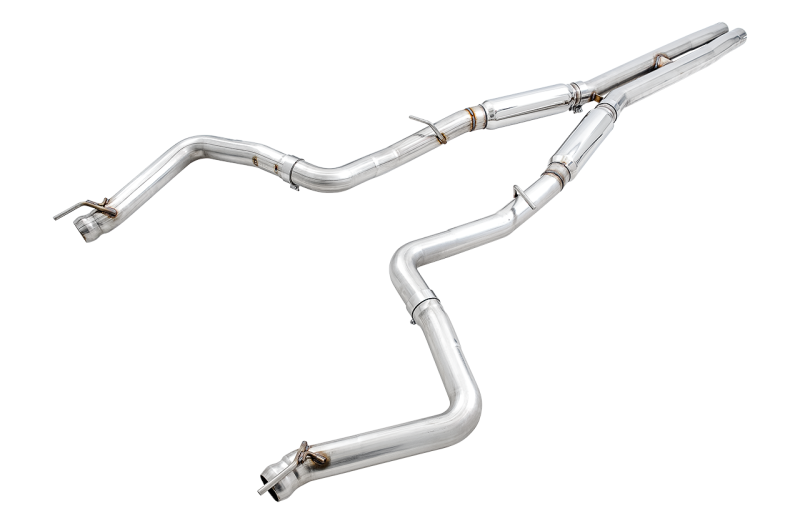 AWE Tuning 2015+ Dodge Challenger 6.4L/6.2L SC Track Edition Exhaust - Quad Chrome Silver Tips - Image 9