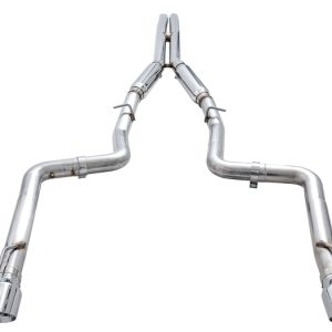 AWE Tuning 2015+ Dodge Charger 6.4L/6.2L Supercharged Track Edition Exhaust - Chrome Silver Tips