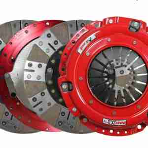 McLeod RXT Twin HD Aluminum Flywheel 6 Bolt LS 9-11/16 x 1-1/8 x 10 Spline Bronze Facing 0BAL 168T