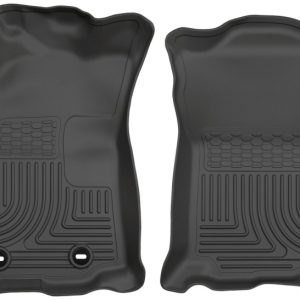 Husky Liners 2016 Toyota Tacoma w/ Manual Trans WeatherBeater Front Black Floor Liners