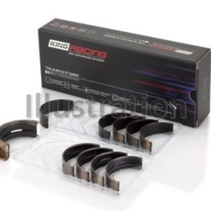 King General Motors 262/ 267/ 302/ 307/ 327/ 350 (Size STDX) pMaxBlack Coated Main Bearing Set