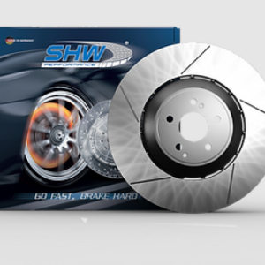 SHW 13-16 Porsche Panamera GTS w/o Ceramics Right Front Slotted Lightweight Brake Rotor (298615302C)