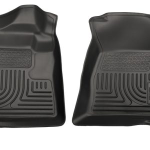 Husky Liners 07-12 Chevrolet Silverado/GMC Sierra Regular Cab WeatherBeater Black Floor Liners