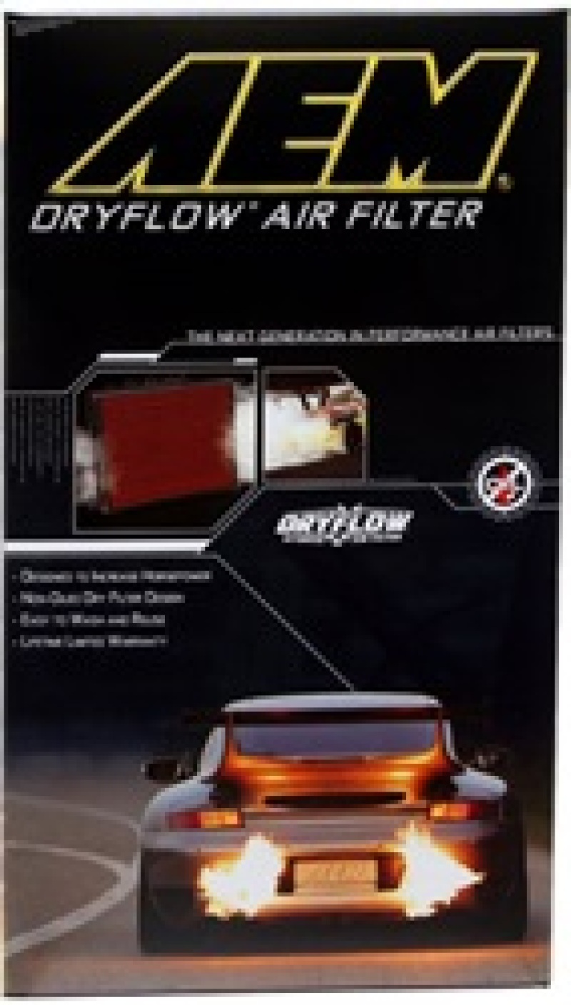 AEM Nissan 11in O/S L x 6.688in O/S W x 1.438in H DryFlow Air Filter - Image 6