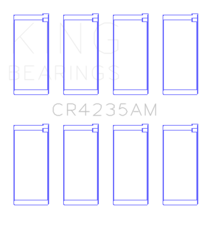 King Engine Bearings Hyundai 2.0L G4GC Rod Bearing Set - Size STD - Image 2