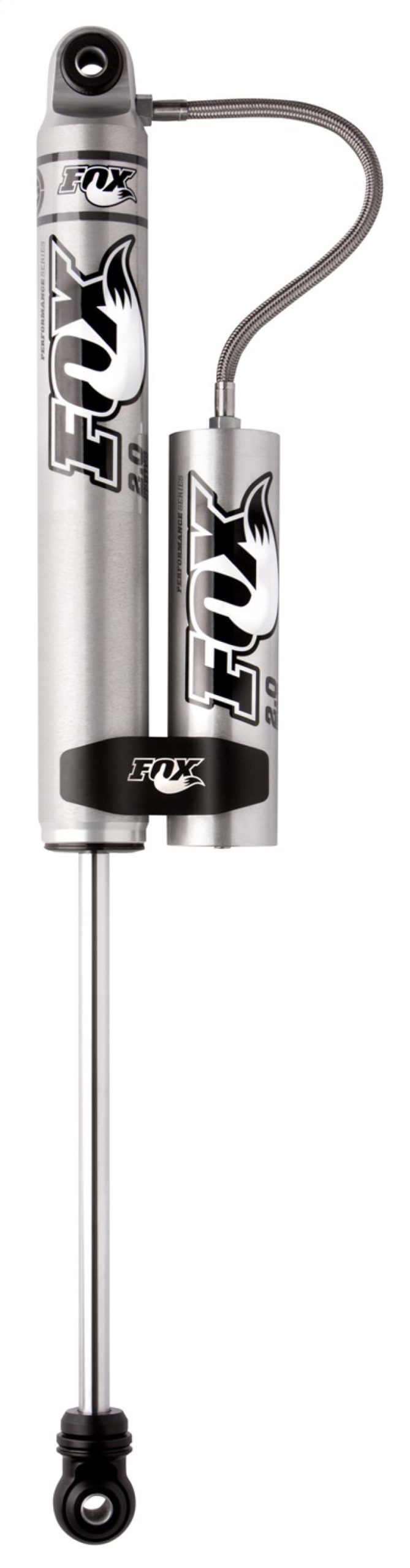 Fox 99+ Chevy HD 2.0 Performance Series 12.1in. Smooth Body Remote Res. Rear Shock / 4-6in. Lift - Image 2