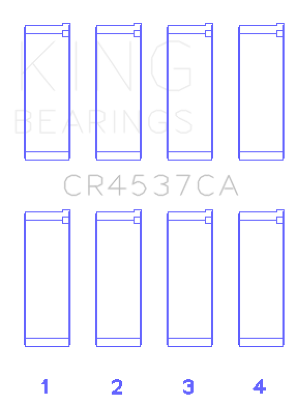 King Engine Bearings Mini Cooper S/Cooper S Conv/Works W10B16A Rod Bearing Set - Size STD - Image 7