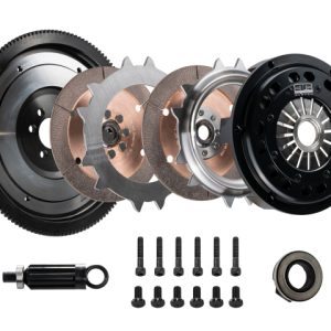 DKM Clutch 09-10 BMW 135i Segmented Ceramic Twin Disc Clutch Kit w/Flywheel (850 ft/lbs Torque)