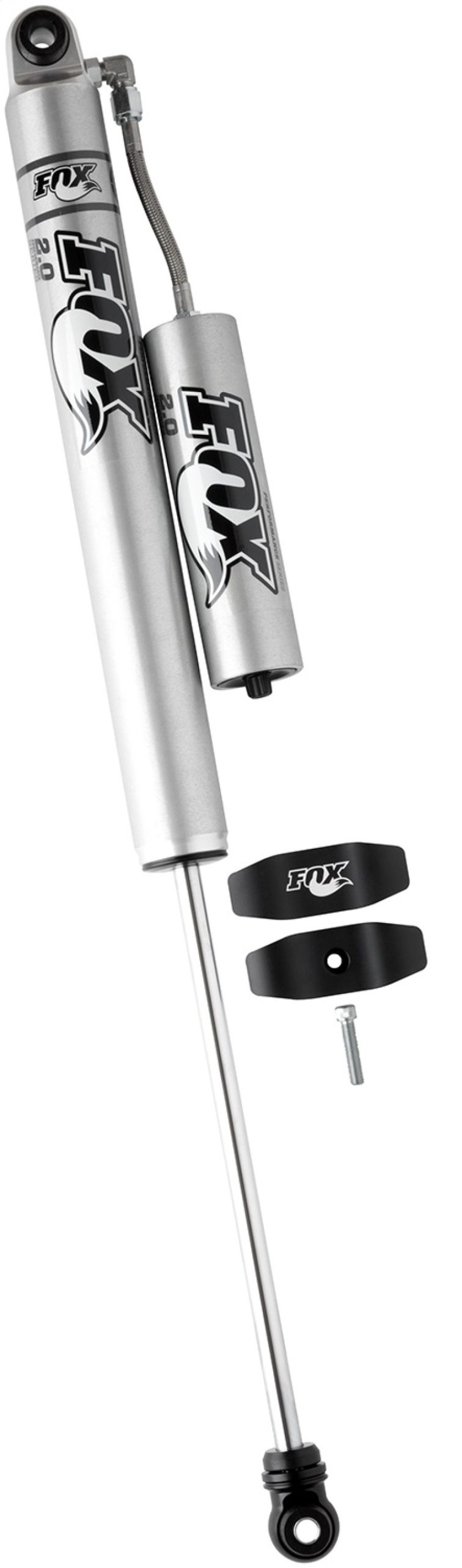Fox 05+ Ford SD 2.0 Performance Series 13.6in. Smooth Body Remote Res. Rear Shock / 1.5-3.5in. Lift - Image 5