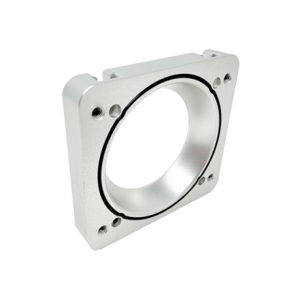 Torque Solution 06-21 Subaru STI / 08-14 Subaru WRX Big Bore 76mm Throttle Body Adapter - Silver