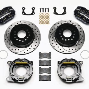 Wilwood Dynapro Lug Mount P/S Park Brake Kit Drilled New Big Ford 2.50in Offset