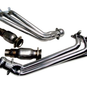 BBK 10-11 Camaro V6 Long Tube Exhaust Headers With Converters - 1-5/8 Chrome