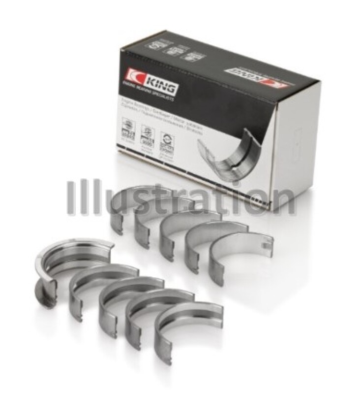 King Engine Bearings BMW N63/S63 Crankshaft Main Bearing Set - Size +0.25mm - Image 7