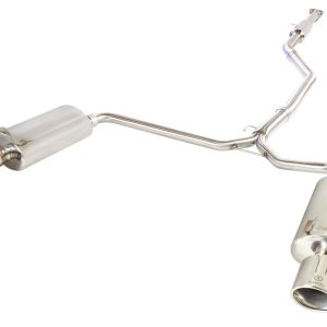 aFe Takeda Exhaust 304SS Dual Cat-Back w/ Polished Tips 13-17 Honda Accord LX/EX/EX-L Sedan L4 2.4L