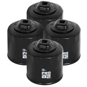 aFe Pro GUARD D2 Oil Filter 02-17 Nissan Cars L4/ 04-17 Subaru Cars H4 (4 Pack)