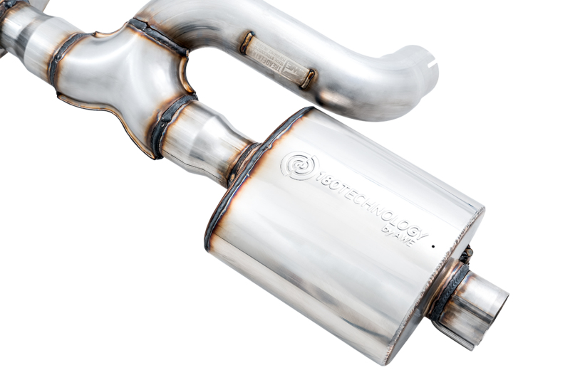 AWE Tuning 20-21 Jeep Gladiator JT 3.6L Tread Edition Cat-Back Single Side Exhaust - Diamond Blk Ti - Image 4