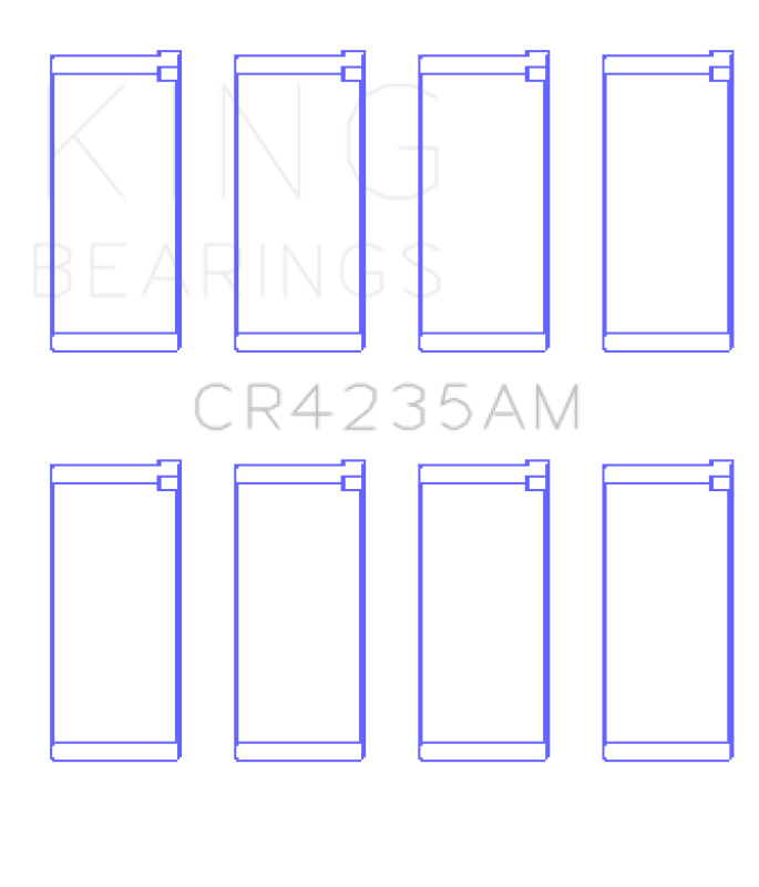 King Engine Bearings Hyundai 2.0L G4GC Rod Bearing Set - Size STD - Image 7
