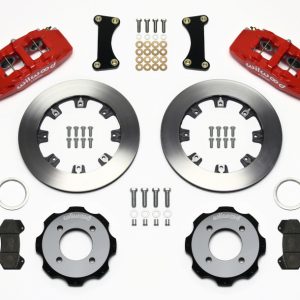 Wilwood Dynapro 6 Front Hat Kit 12.19in Red 2011 Fiesta