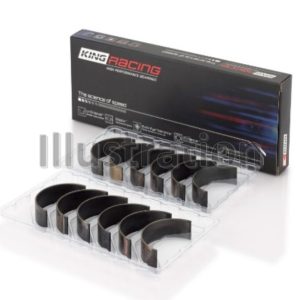 King Engine Bearings 09-15 Nissan GT-R VR38DETT (Size STDX) Tri-Metal Performance Rod Bearing Set