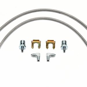 Wilwood Flexline Kit 22 inch 3/8-24 to 90 Degree