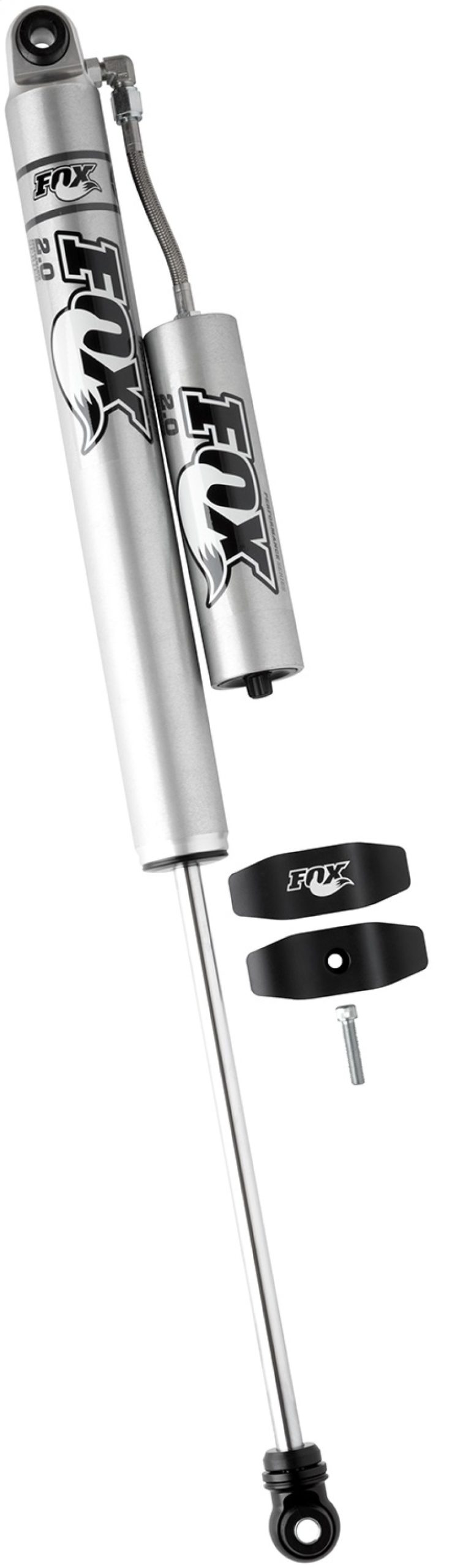 Fox 05+ Ford SD 2.0 Performance Series 13.6in. Smooth Body Remote Res. Rear Shock / 1.5-3.5in. Lift - Image 4