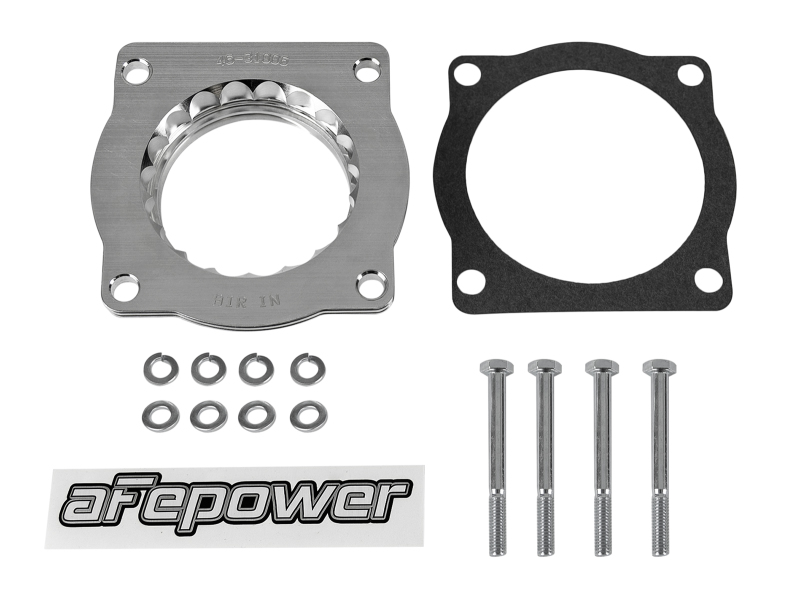 aFe Silver Bullet Throttle Body Spacers TBS BMW 5 Series (E60) 06-10 V8-4.8L - Image 4