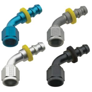 Fragola -6AN Push-Lite End 60 Degree - Blue