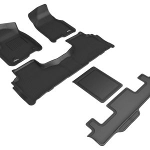 3D MAXpider 21-24 Chevrolet Tahoe 7-Seat Kagu Black R1 R2 R3