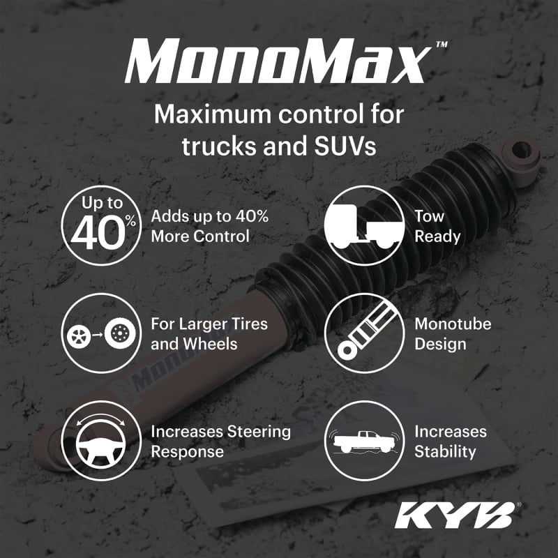 KYB Shocks & Struts MonoMax Front CHEVROLET Avalanche 2500 2002-06 CHEVROLET Silverado C and R - Ser - Image 2