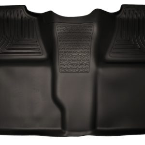 Husky Liners 07-13 Chevy Silverado 1500/2500HD Crew Cab PU Weatherbeater Black 2nd Seat Floor Liner
