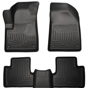 Husky Liners 14 Jeep Cherokee WeatherBeater Black Front and Second Seat Floor Liners
