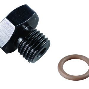 Fragola -10AN Port Plug 7/8-14 - Black
