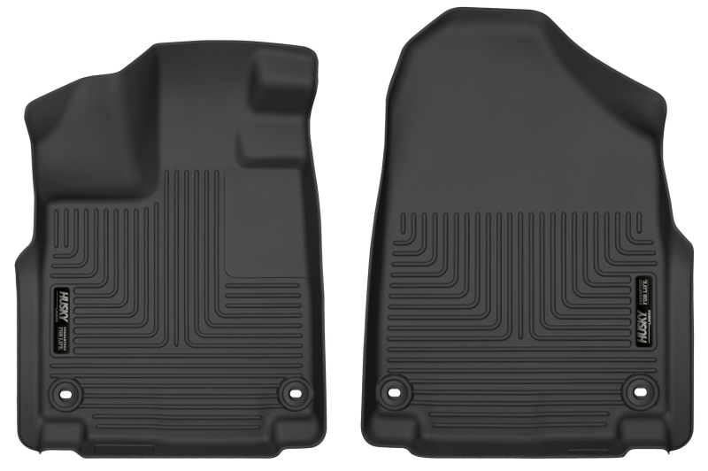 Husky Liners 18-23 Honda Odyssey WeatherBeater Black Front Floor Liners - Image 2