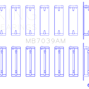 King Engine Bearings BMW M51/M57 Main Bearing Set - Size STD