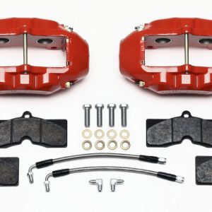 Wilwood D8-4 Rear Caliper Kit Red Corvette C2 / C3 65-82