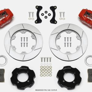 Wilwood Forged Dynalite Front Hat Kit 11.00in GT Rotor Red 95-05 Miata
