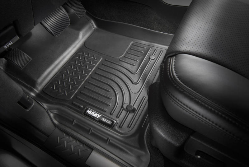 Husky Liners 08-12 Honda Accord (4DR) WeatherBeater Combo Black Floor Liners (One Piece for 2nd Row) - Image 10