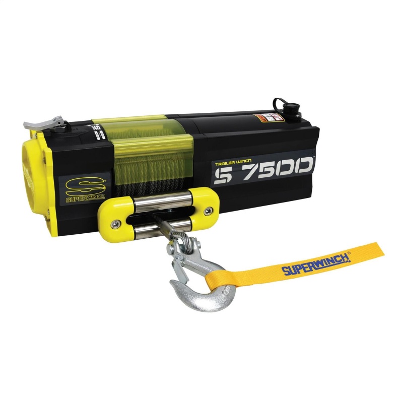 Superwinch 7500 LBS 12V DC 5/16in x 54ft Steel Rope S7500 Winch - Image 3